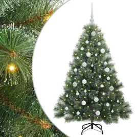 sztuczna-choinka-z-150-diodami-led-zielony-150-cm-pe-i-pvc