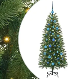 sztuczna-choinka-z-150-diodami-led-zielony-150-cm-pe-i-pvc