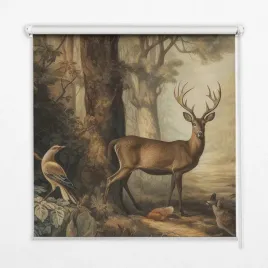 roleta-gladka-zwierzeta-w-lesie-na-wymiar-50x50-cm
