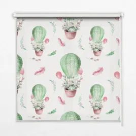 roleta-wewnetrzna-scienna-zielone-balony-100x100cm