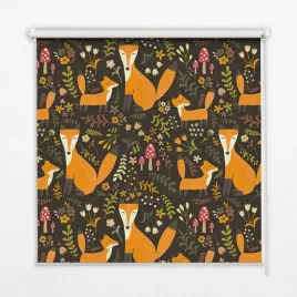 roleta-scienna-lisy-i-rosliny-na-wymiar-100x100cm