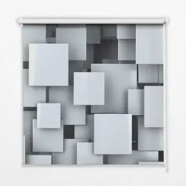 foto-roleta-szara-kwadraty-3d-na-wymiar-100x100cm
