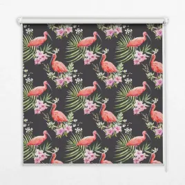 roleta-na-wymiar-150x180-cm-flamingi-na-roslinach