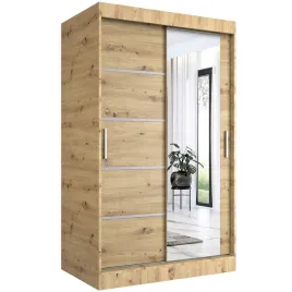 szafa-przesuwna-120-cm-dab-artisan-lustro-mkp