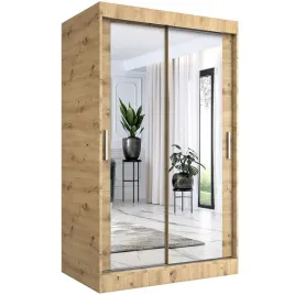 szafa-przesuwna-120-cm-dab-artisan-lustro-mkp