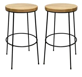 2-x-hoker-niski-taboret-barowy-63-metal-drewno-1p