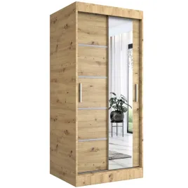 szafa-przesuwna-2-drzwi-90-cm-artisan-lustro-mkp