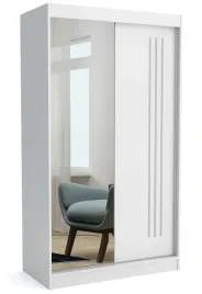 szafa-przesuwna-100-cm-biala-mat-lustro-listwy-ml