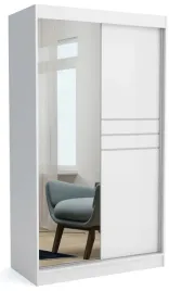 szafa-przesuwna-100-cm-biala-mat-lustro-listwy-ml