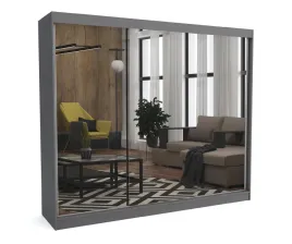 szafa-przesuwna-250-cm-szara-antracyt-lustra-ml