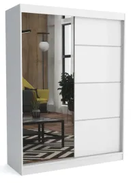szafa-160-cm-biala-mat-1-lustro-listwy-ml