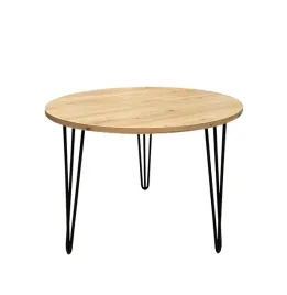 lawa-stolik-dab-artisan-okragly-metalowe-nogi-loft