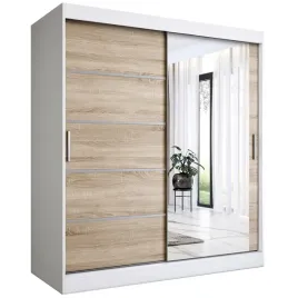 szafa-przesuwna-180-cm-biala-sonoma-lustro-mkp