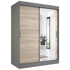 szafa-przesuwna-150cm-antracyt-sonoma-lustro-mkp