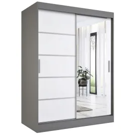 szafa-przesuwna-150cm-antracyt-biala-lustro-mkp