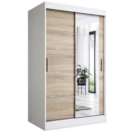 szafa-przesuwna-120-cm-biala-sonoma-lustro-mkp