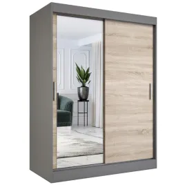 szafa-przesuwna-150cm-antracyt-sonoma-lustro-mkp