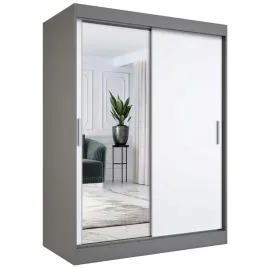 szafa-przesuwna-150cm-antracyt-biala-lustro-mkp