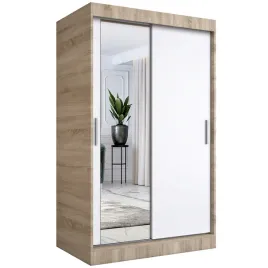 szafa-przesuwna-120-cm-sonoma-biala-lustro-mkp