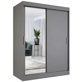 szafa-przesuwna-szara-z-lustrem-150cm-antracyt-mkp