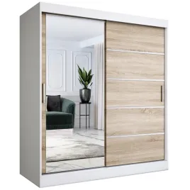 szafa-przesuwna-180-cm-biala-sonoma-lustro-mkp