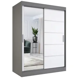 szafa-przesuwna-150cm-antracyt-biala-lustro-mkp