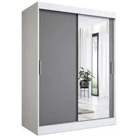 szafa-przesuwna-150cm-biala-antracyt-lustro-mkp
