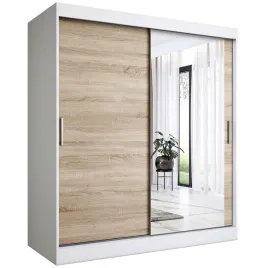 szafa-przesuwna-180-cm-biala-sonoma-lustro-mkp