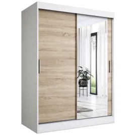 szafa-przesuwna-150-cm-biala-sonoma-lustro-mkp