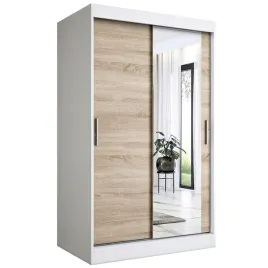 szafa-przesuwna-120-cm-biala-sonoma-lustro-mkp