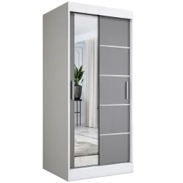 szafa-przesuwna-90-cm-biala-antracyt-lustro-mkp