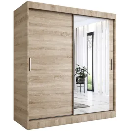 szafa-przesuwna-2-drzwi-180cm-sonoma-lustro-mkp