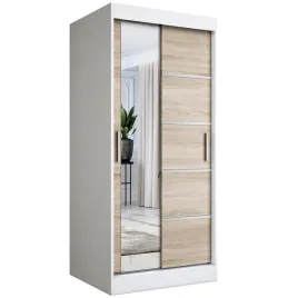 szafa-przesuwna-90-cm-biala-sonoma-lustro-mkp