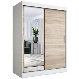 szafa-przesuwna-150-cm-biala-sonoma-lustro-mkp