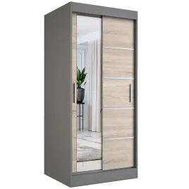szafa-przesuwna-90-cm-antracyt-sonoma-lustro-mkp