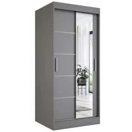 szafa-przesuwna-szara-z-lustrem-90-cm-antracyt-mkp