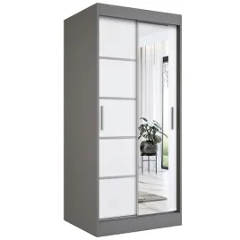 szafa-przesuwna-90-cm-antracyt-biala-lustro-mkp