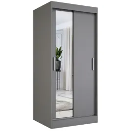 szafa-przesuwna-szara-z-lustrem-90-cm-antracyt-mkp