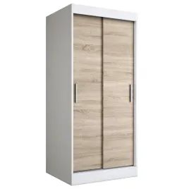 szafa-przesuwna-2-drzwi-90-cm-biala-dab-sonoma-mkp
