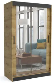 szafa-100-cm-artisan-czarny-2x-lustro-mlw