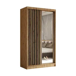 szafa-120-lustro-dab-artisan-czarne-lamele-lam120