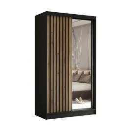 szafa-120-lustro-czarna-dab-artisan-lamele-lam120