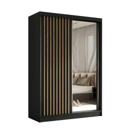 szafa-150-cm-czarna-lamele-dab-artisan-lam150