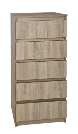 komoda-50-cm-pojemna-waska-sonoma-5-szuflad-milo