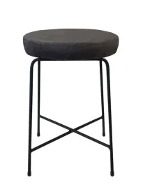 taboret-metalowy-hoker-niski-47cm-ciemnoszary-bobi