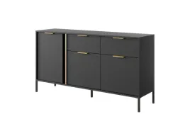 komoda-153-cm-3d2s-antracyt-zloty-loft-lar