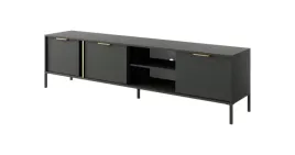 stolik-rtv-203cm-3-drzwi-antracyt-zloty-loft-lar