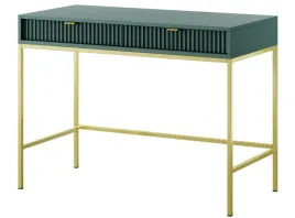 toaletka-104-cm-zielona-z-szuflada-zlote-nogi-nov