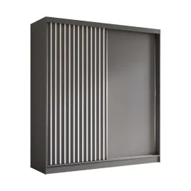 szafa-dwudrzwiowa-200-szara-grafit-z-bialymi-lamelami-lam200