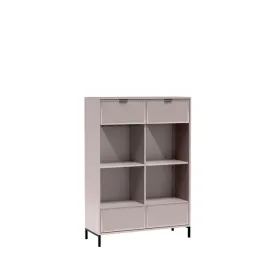 witryna-elegancka-150-cm-kaszmir-frezowane-fronty-ls8